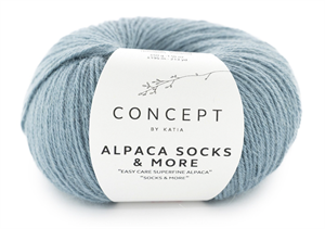 Alpaca socks & more - jeansblå